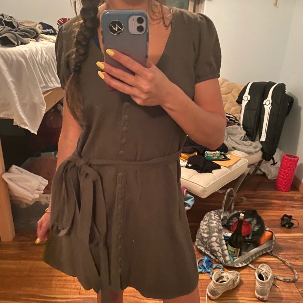 Front Button Dress